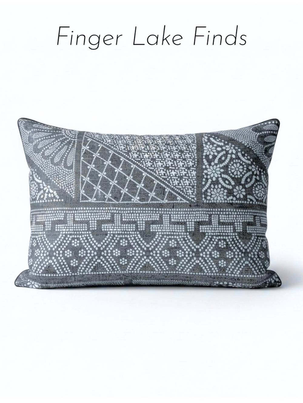 Ink & Ivy Blue & White Patterned Pillow Shams